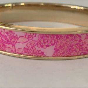 NWT Lilly Pulitzer pink photodome bangle OS GWP